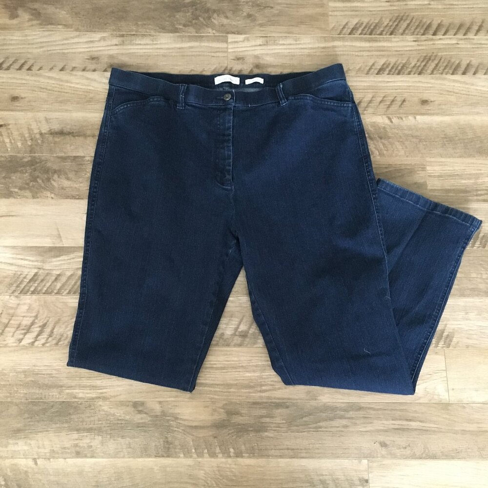 Northern Reflections Dark Blue Essential Slim Ankle Jeans Size 16
